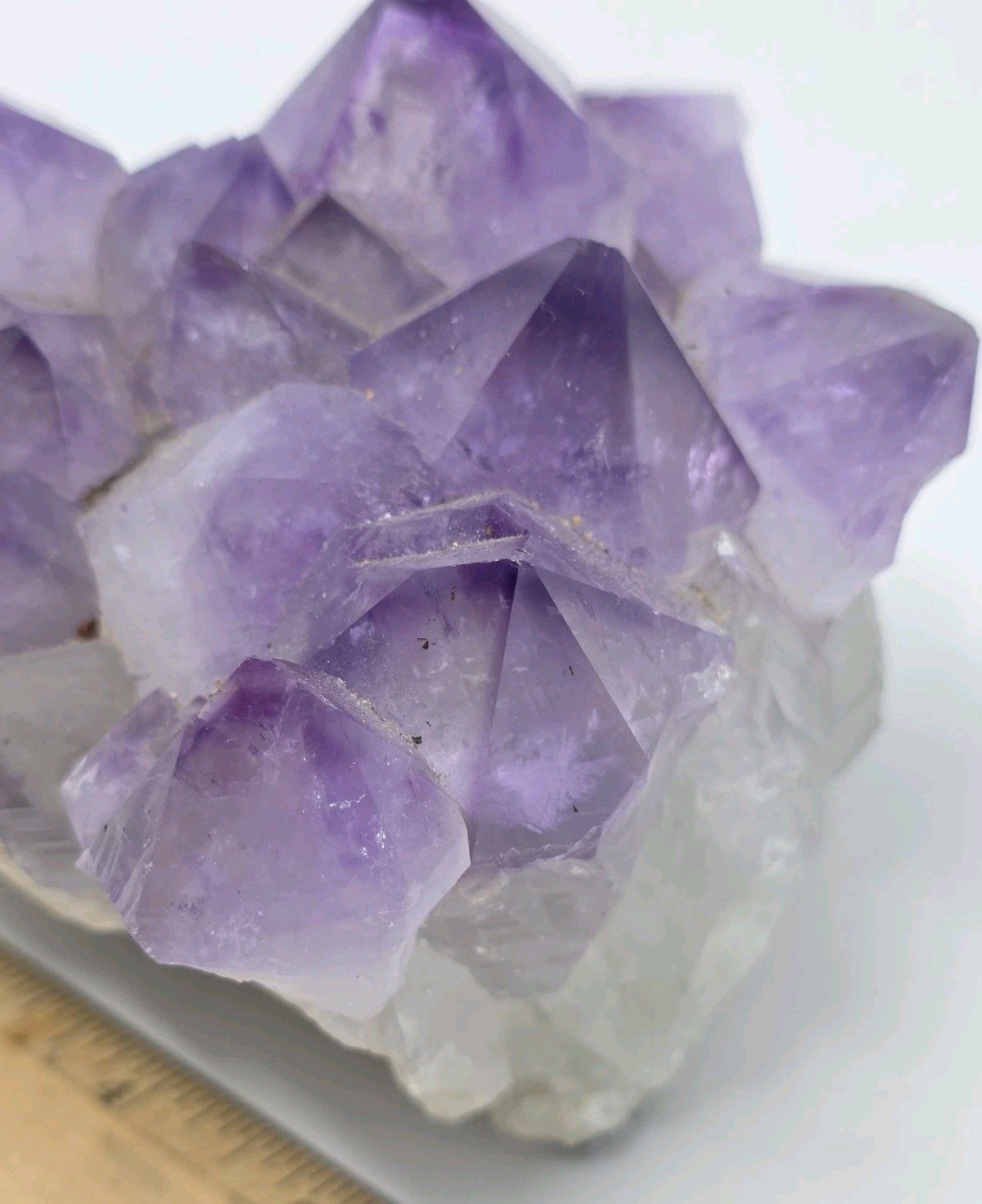 3.75lb Natural affection Amethyst Cluster Quartz Crystal Mineral Specimen