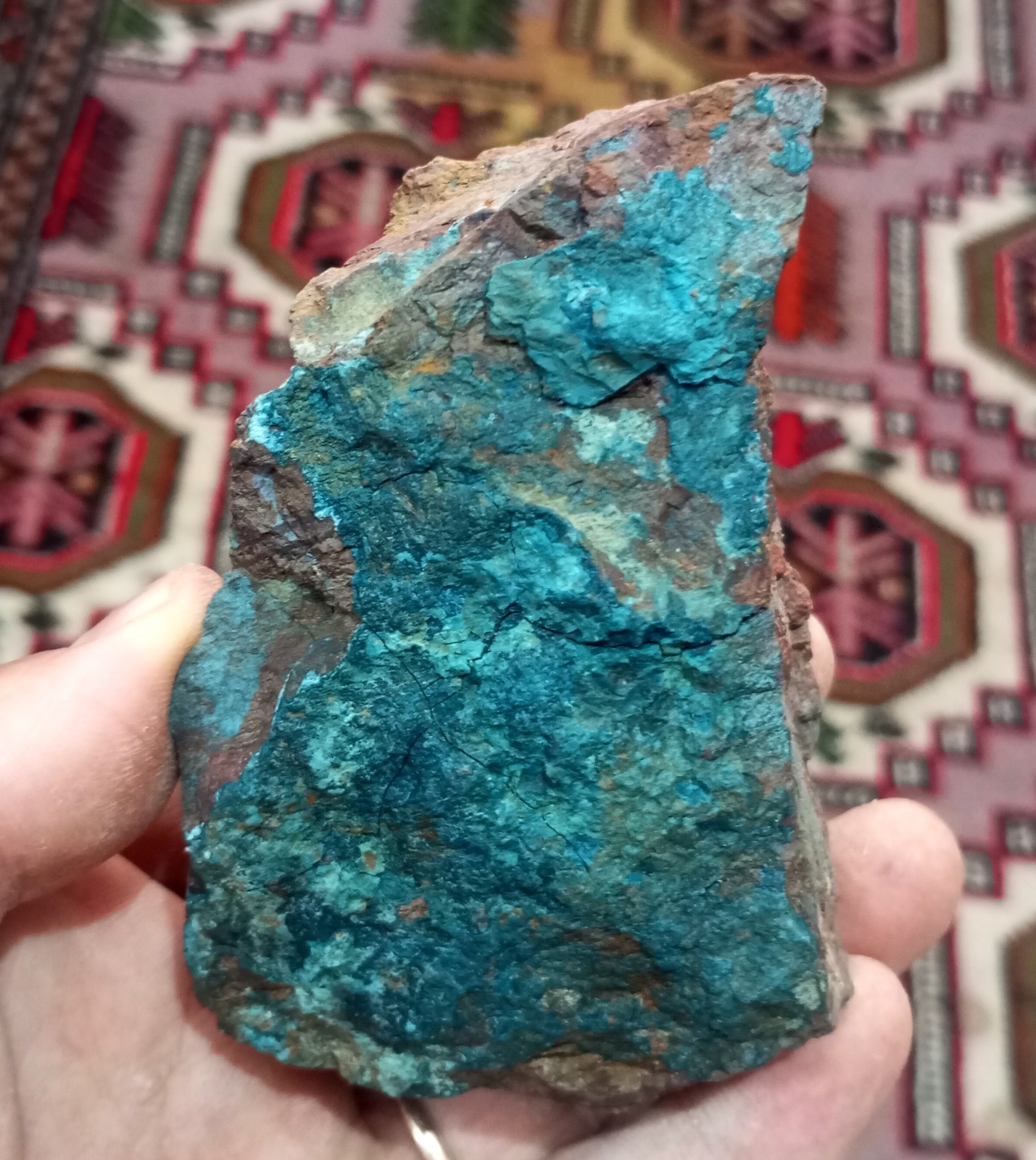 Gorgeous Colors Blue Laterite Cobalt Ore
