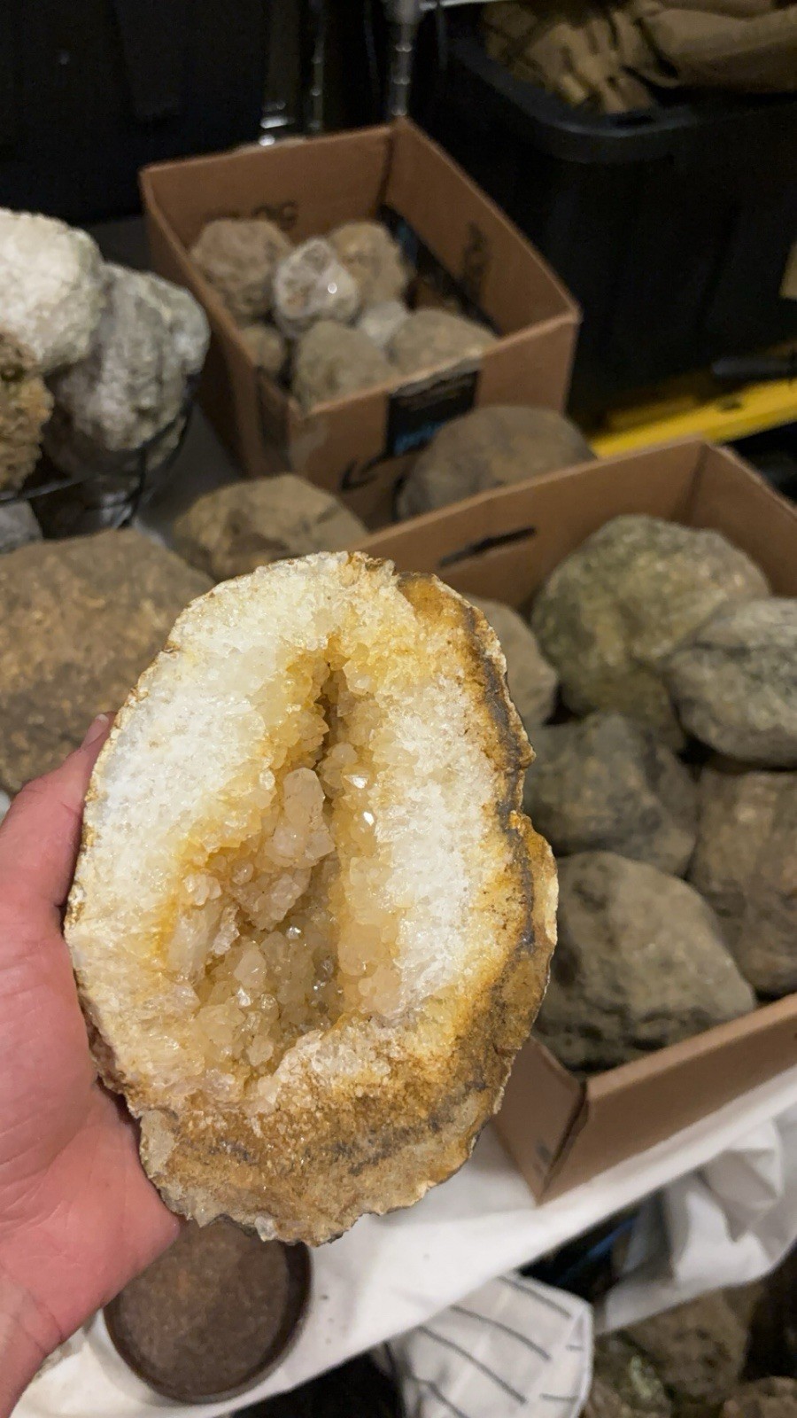 15 lbs Unopened Geodes Lot Natural Quartz Crystal Break Your Own Geode/ Lapidary