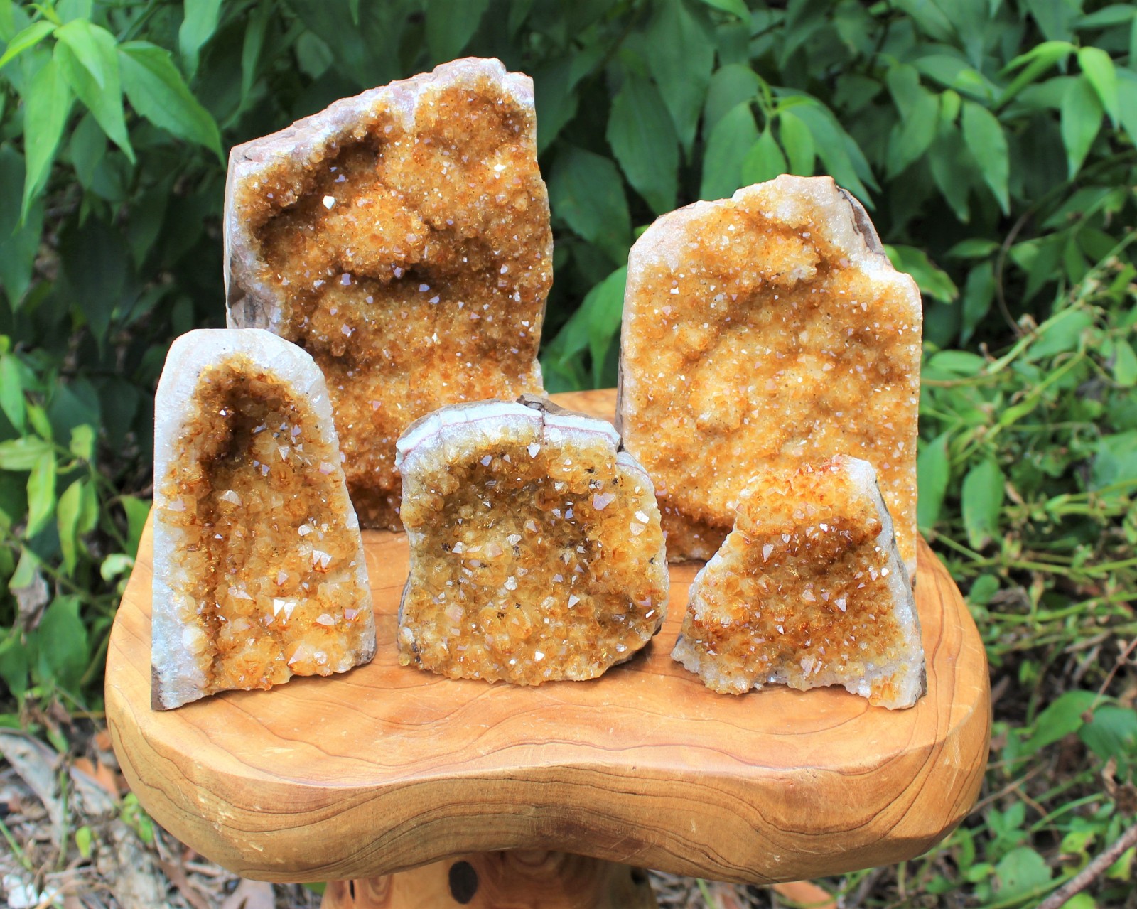 Citrine Cut Base Clusters – ‘A’ Grade Free Standing Citrine Crystals From Brazil