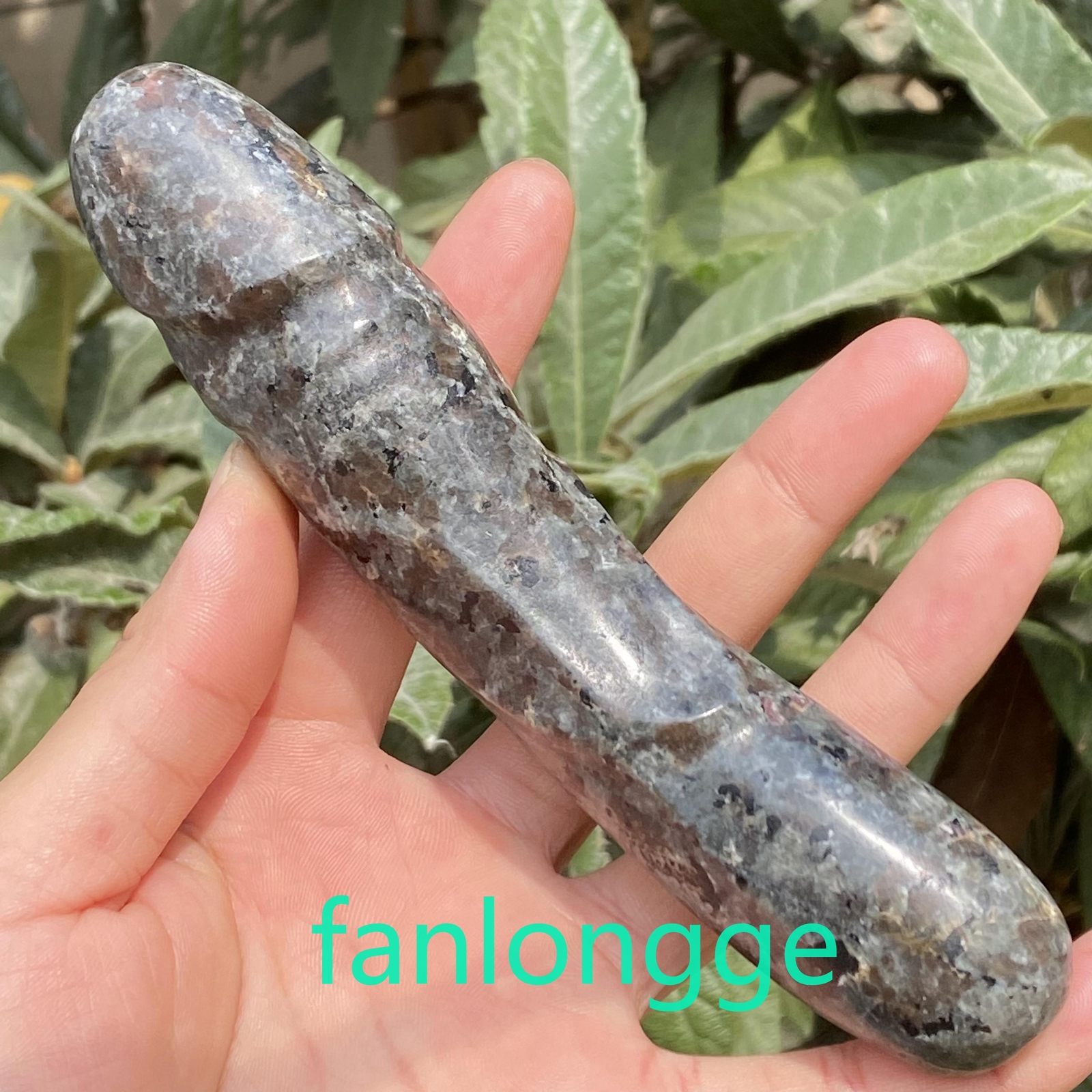 6in Natural Yooperite Male Penis Quartz Crystal Skull Massager scrub Gem 1PC