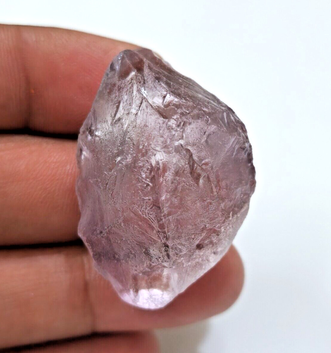 Magnificent Raw 115 Crt Pink Amethyst Unique Loose Gemstone For Making Jewelry