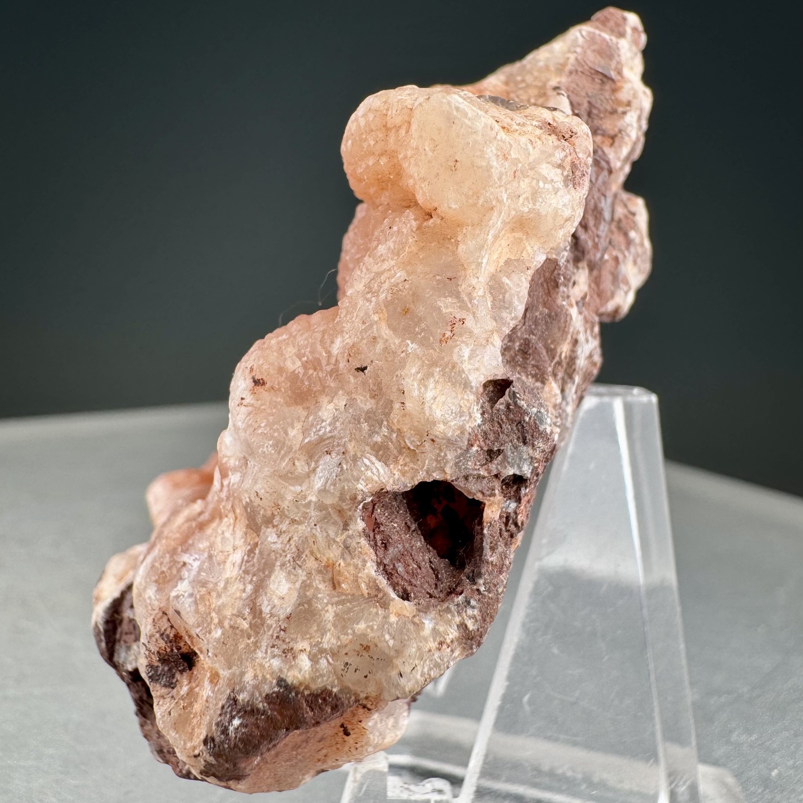 Nice Pink Manganocalcite: Montreal Mine, Gogebic Range, Iron Co., Wisconsin