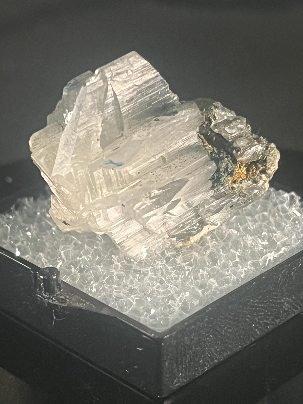 Cerussite Thumbnail mineral specimen from Tsumeb, Namibia.