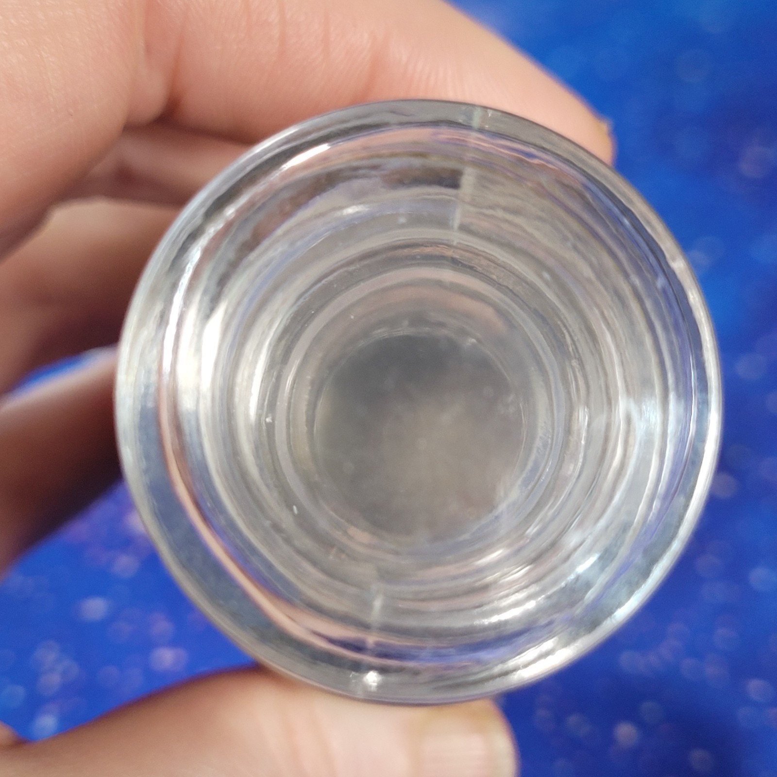4oz Mixed Crystal Small Tumbles in Vintage Apothecary Glass Jar Wagner Spice