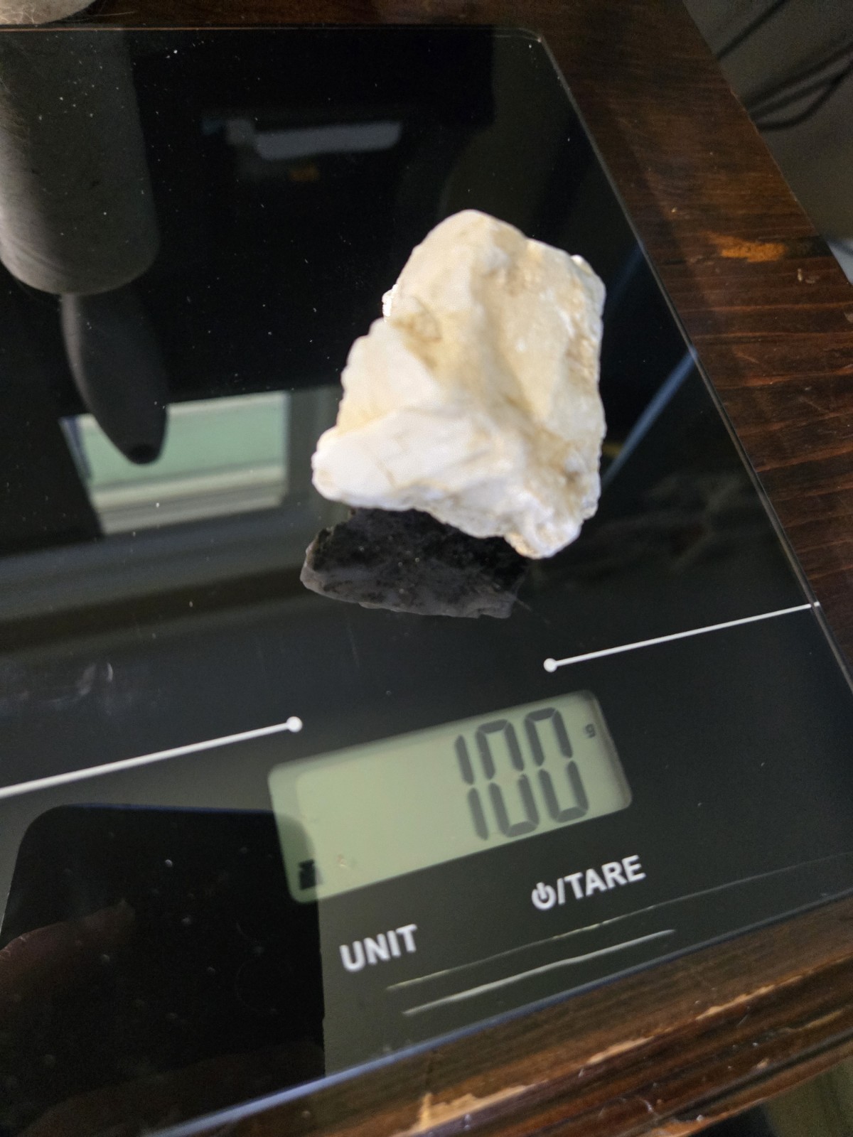 100g Milky White Feldspar Crystals Natural Specimen