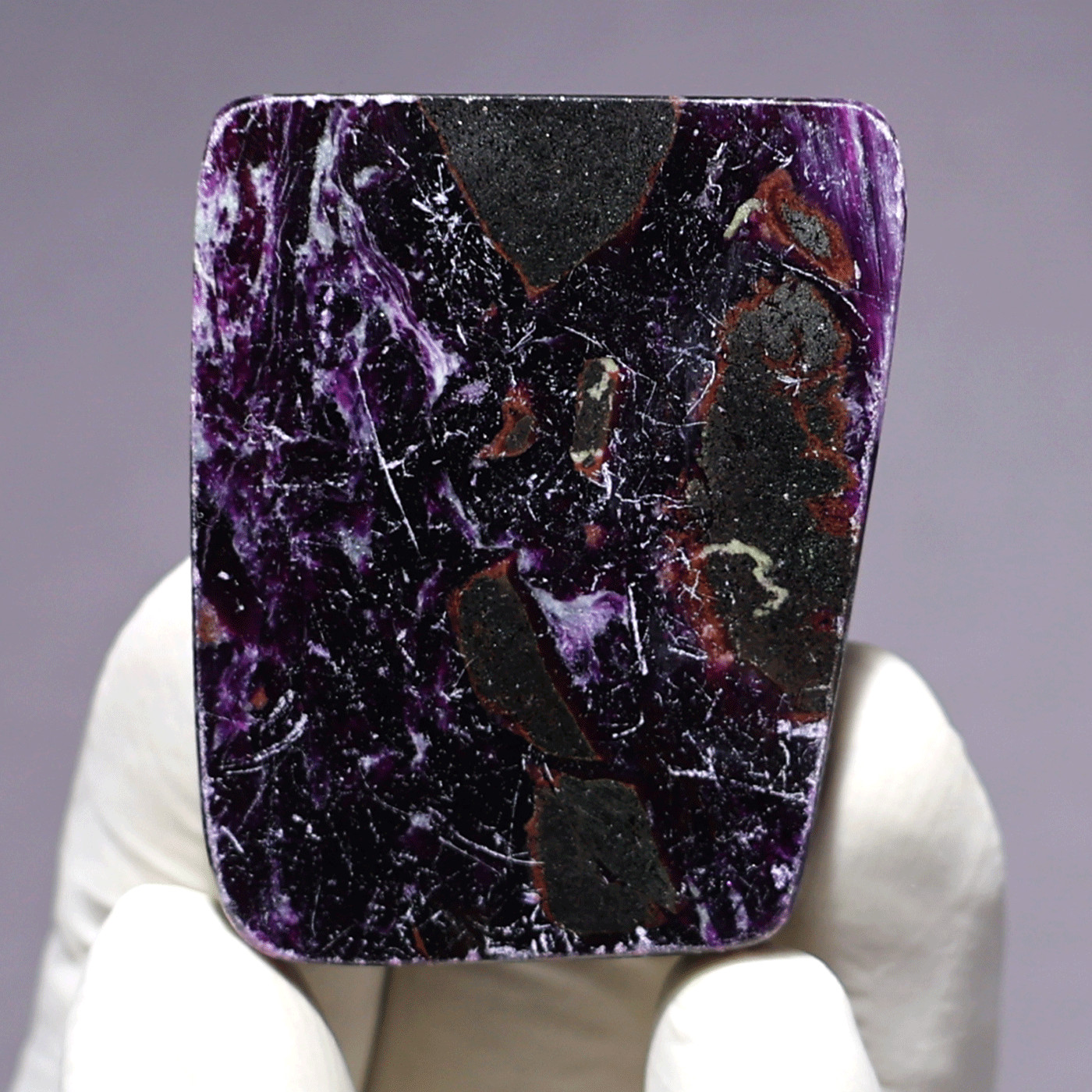 Rare Kämmererite Polished Stone • Dark Purple Chrome Chlorite • Collector’s Slab