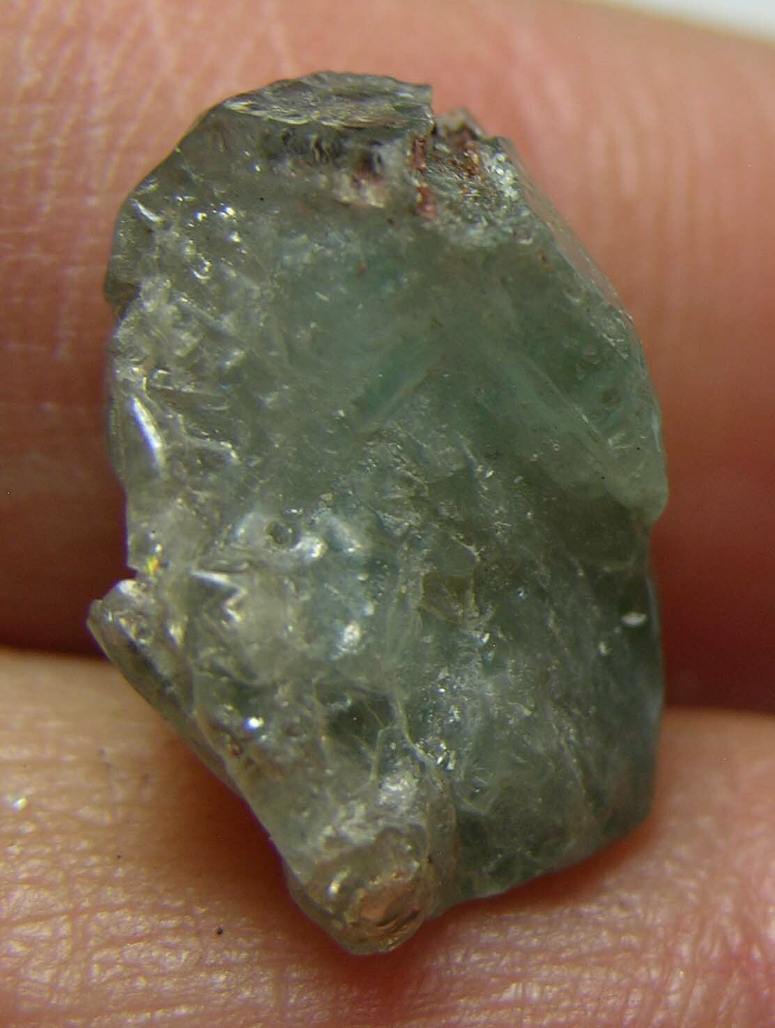 #23 Cambodia 16.50ct Natural Rough Uncut Blue Zircon Crystal Specimen 3.30g 17mm