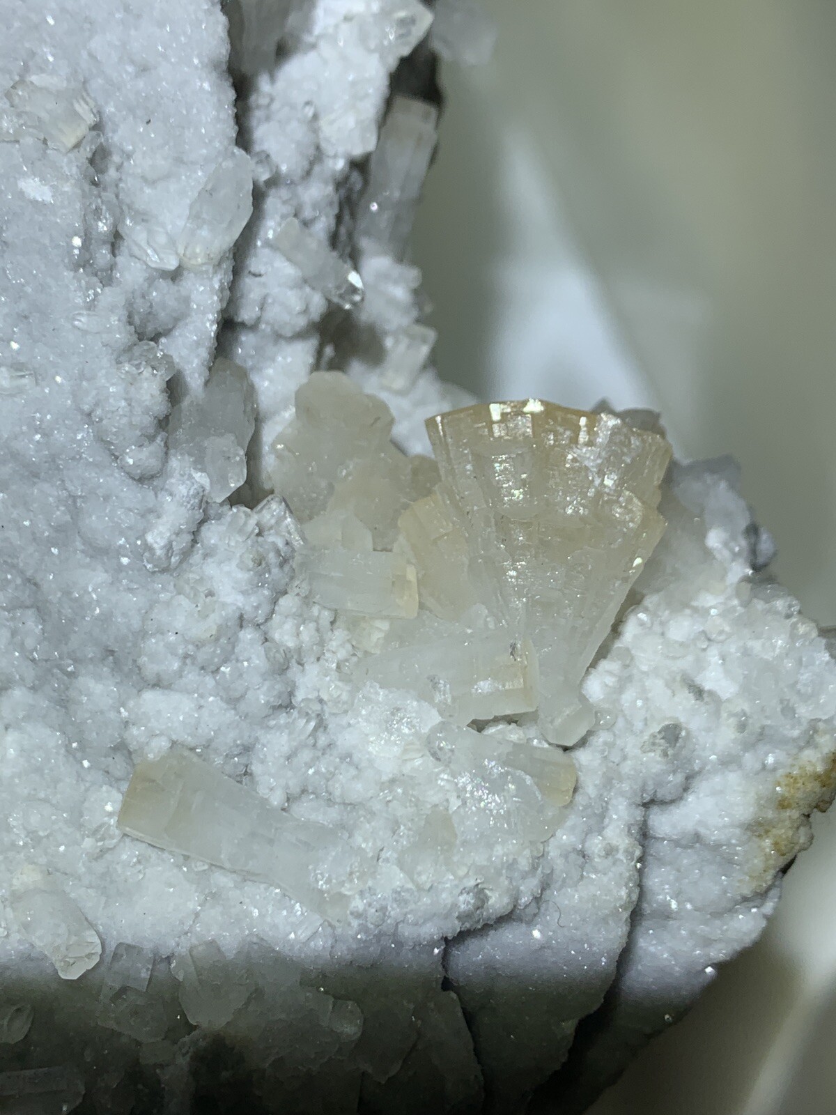 STRONTIANITE LARGE MUSEUM QUALITY SPECIMEN NATURAL TERMINATED CRYSTALS MATRIX