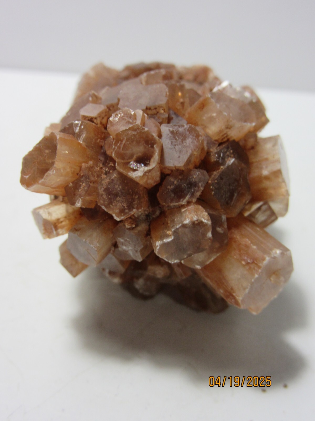 Aragonite Brown Crystal 2 3/16″ Mineral Morocco Collectible ABCMC-358