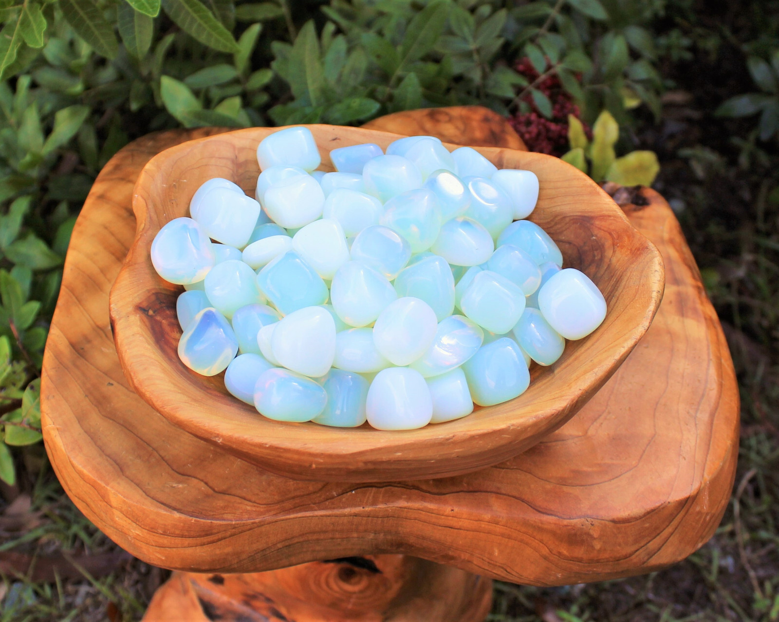 1 lb Bulk MEDIUM/LARGE Opalite Tumbled Stone Crystal Healing Gemstone 16 oz