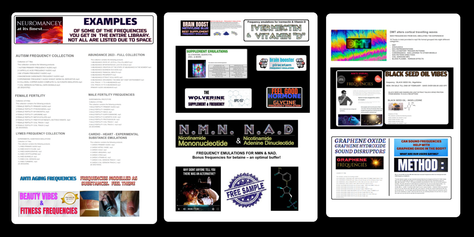 Frequencies for PRANAVIEW AURA GLASSES GOGGLES KILNASCRENE Dicyanin PRANA VIEW