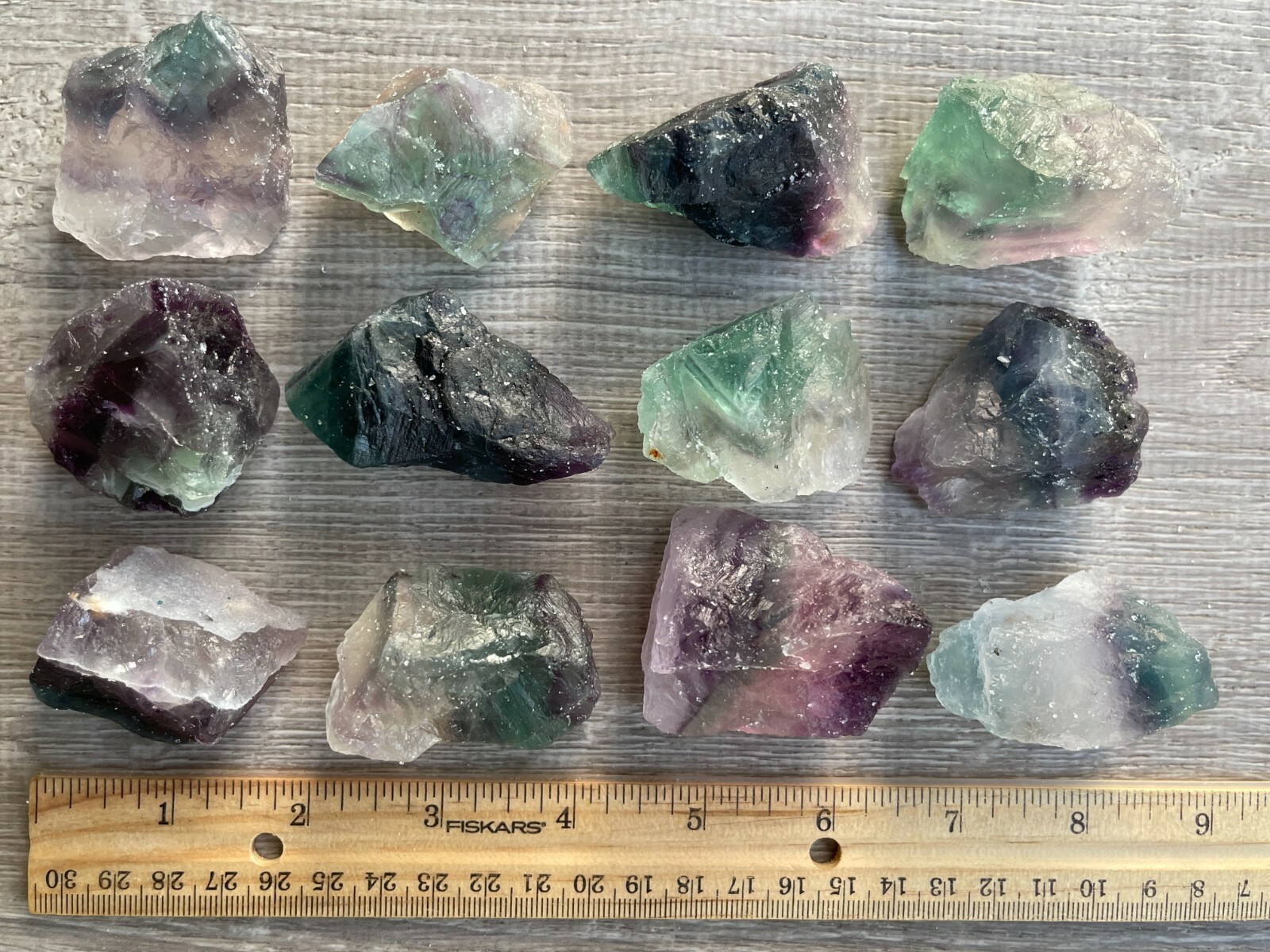 Grade A+ Large Fluorite Raw Natural Stone 2 – 2.5 inches, Wholesale Bulk Lot