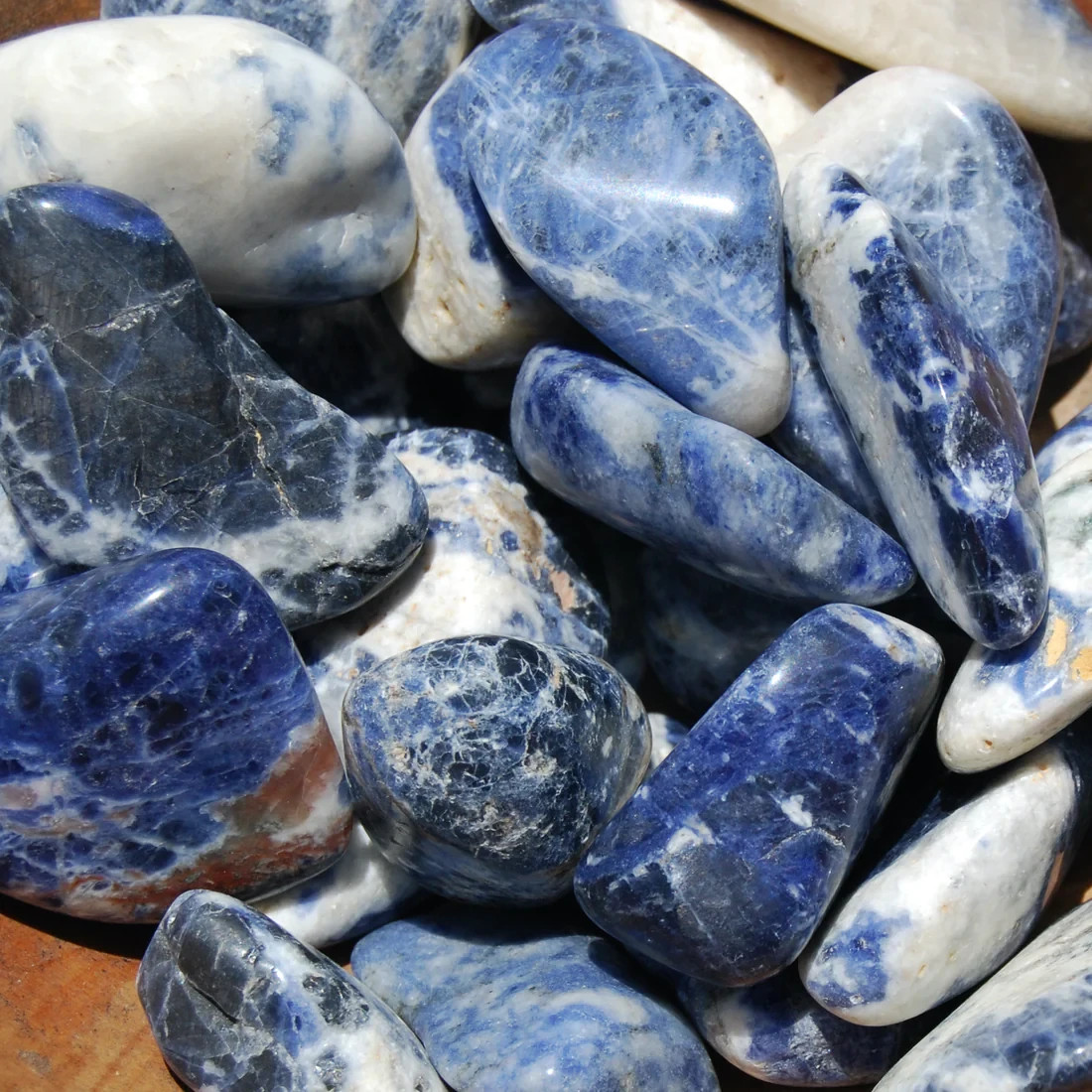 Natural Sodalite Quartz Crystal Tower Obelisk Wand Mineral Specimen Collector