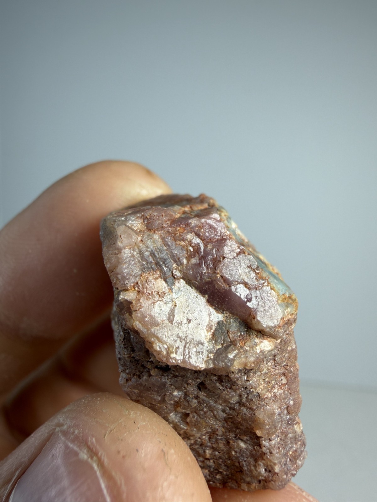 Pink Sapphire with Kyanite | Propst Farm North Carolina | Mineral Specimen
