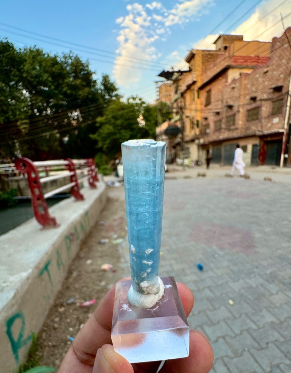 Natural Rich Blue Aquamarine Crystal , Shigar Valley , Skrdu @ Mineral Specimens