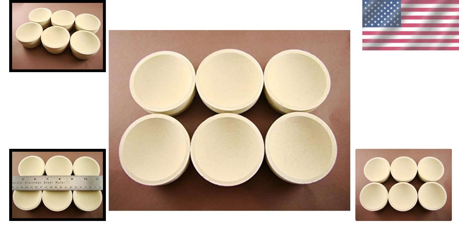 Smelting Cupels 2-3/8″ – Pack of 6