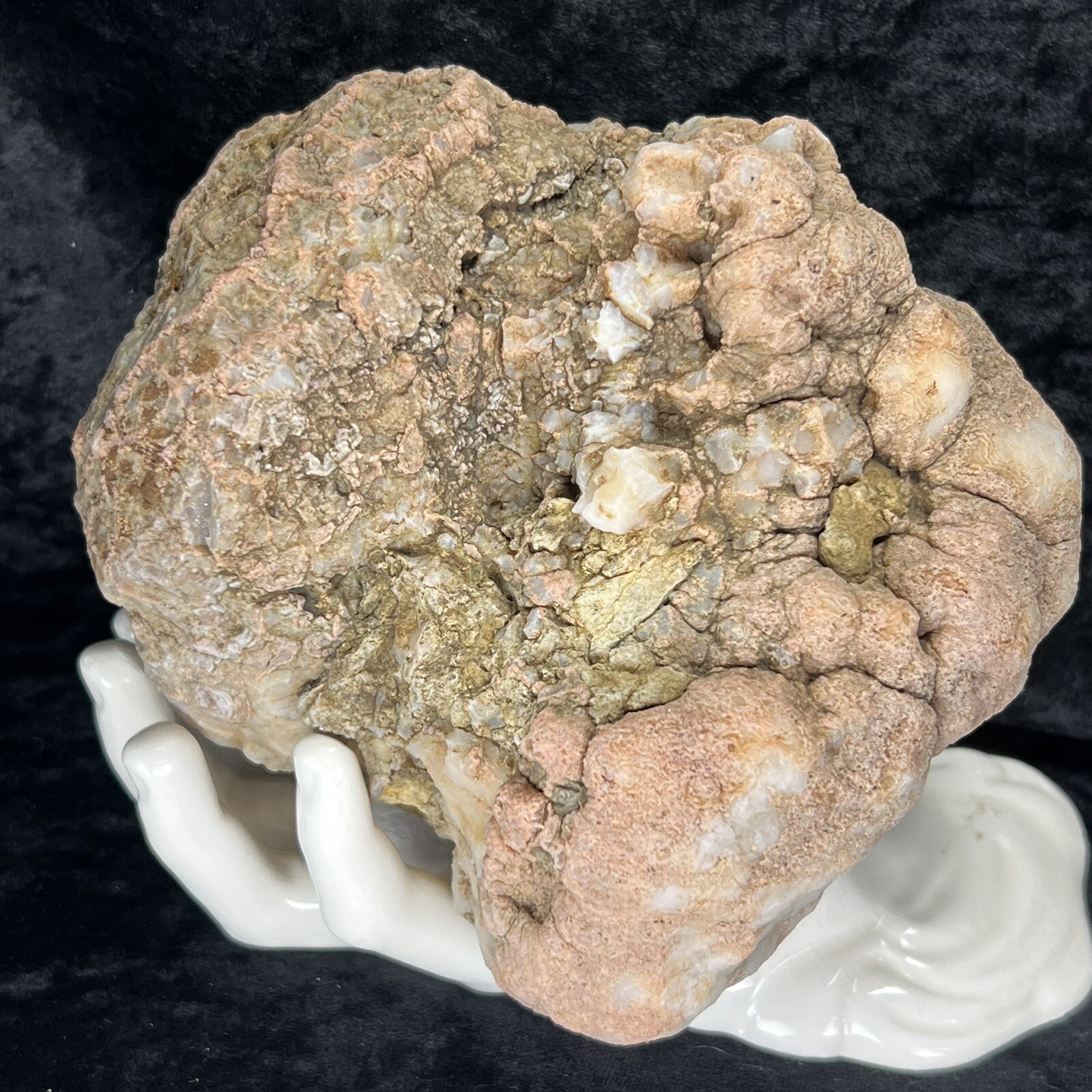 6” Red Uncut Geode Lapidary Rough Unopened Quartz Agate Chalcedony Crystal 5.2Lb