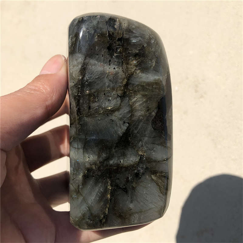 820g Natural Labradorite Quartz Crystal Spectrolite Mineral Reiki healing