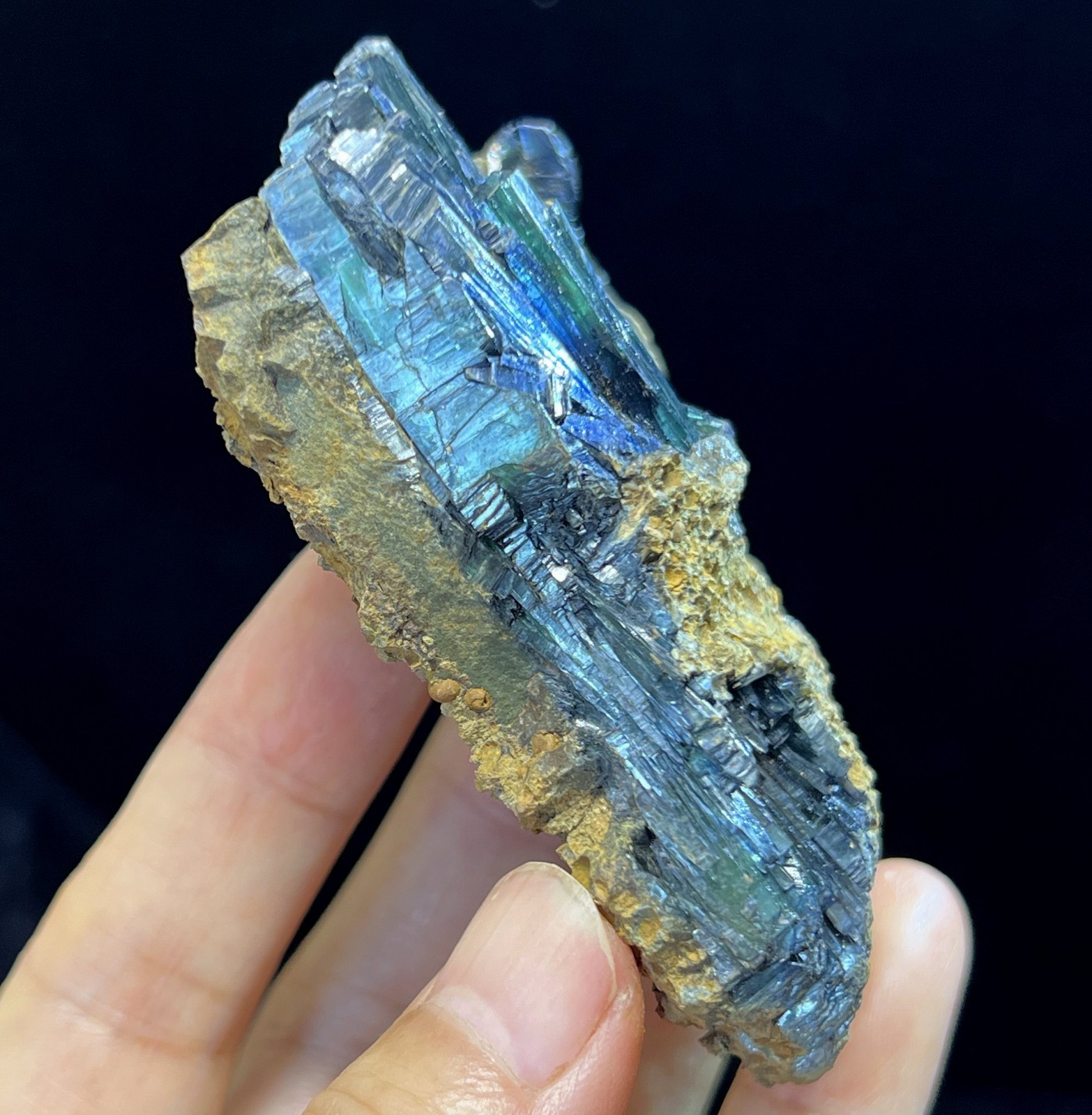 80mm Gemmy Vivianite mined from Brazil, Natural Mineral specimen