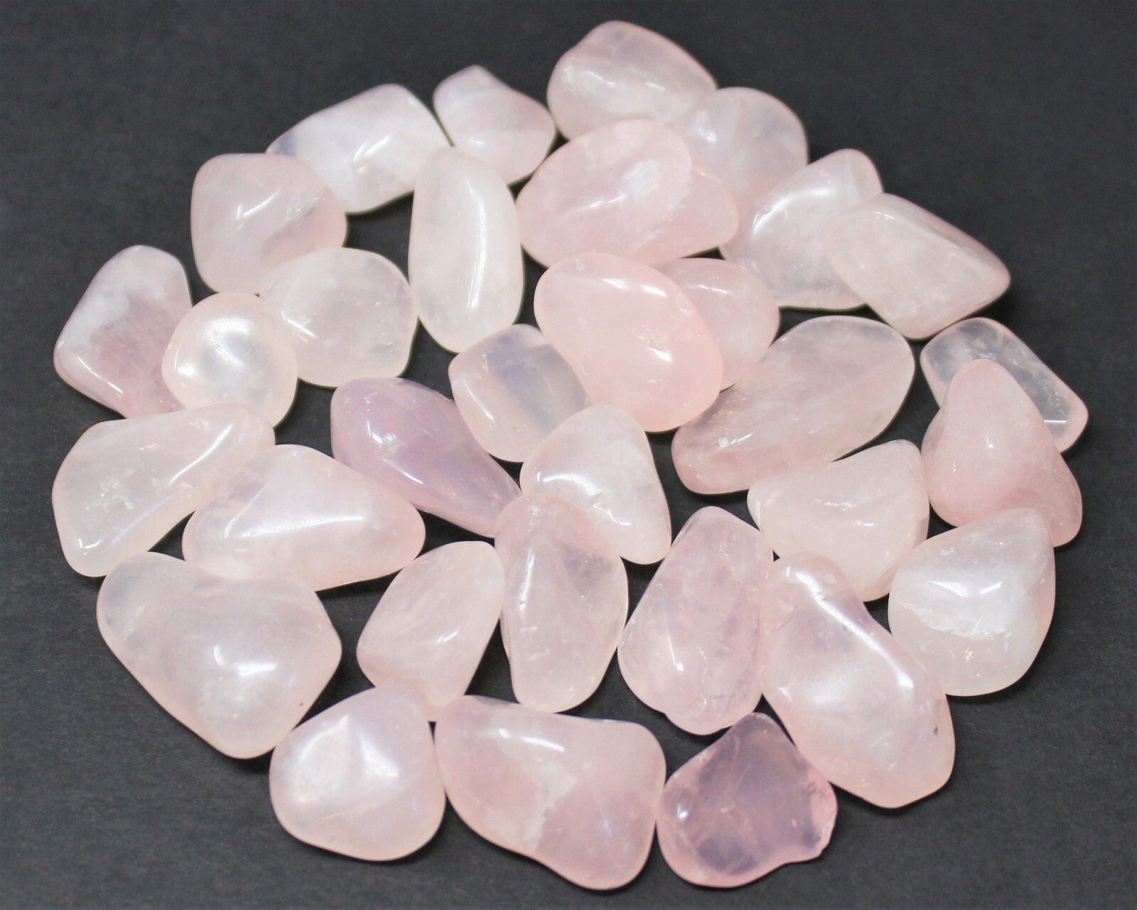 1/4 lb Bulk Lot Rose Quartz Tumbled Stone Crystal Healing Love Stone 4 oz