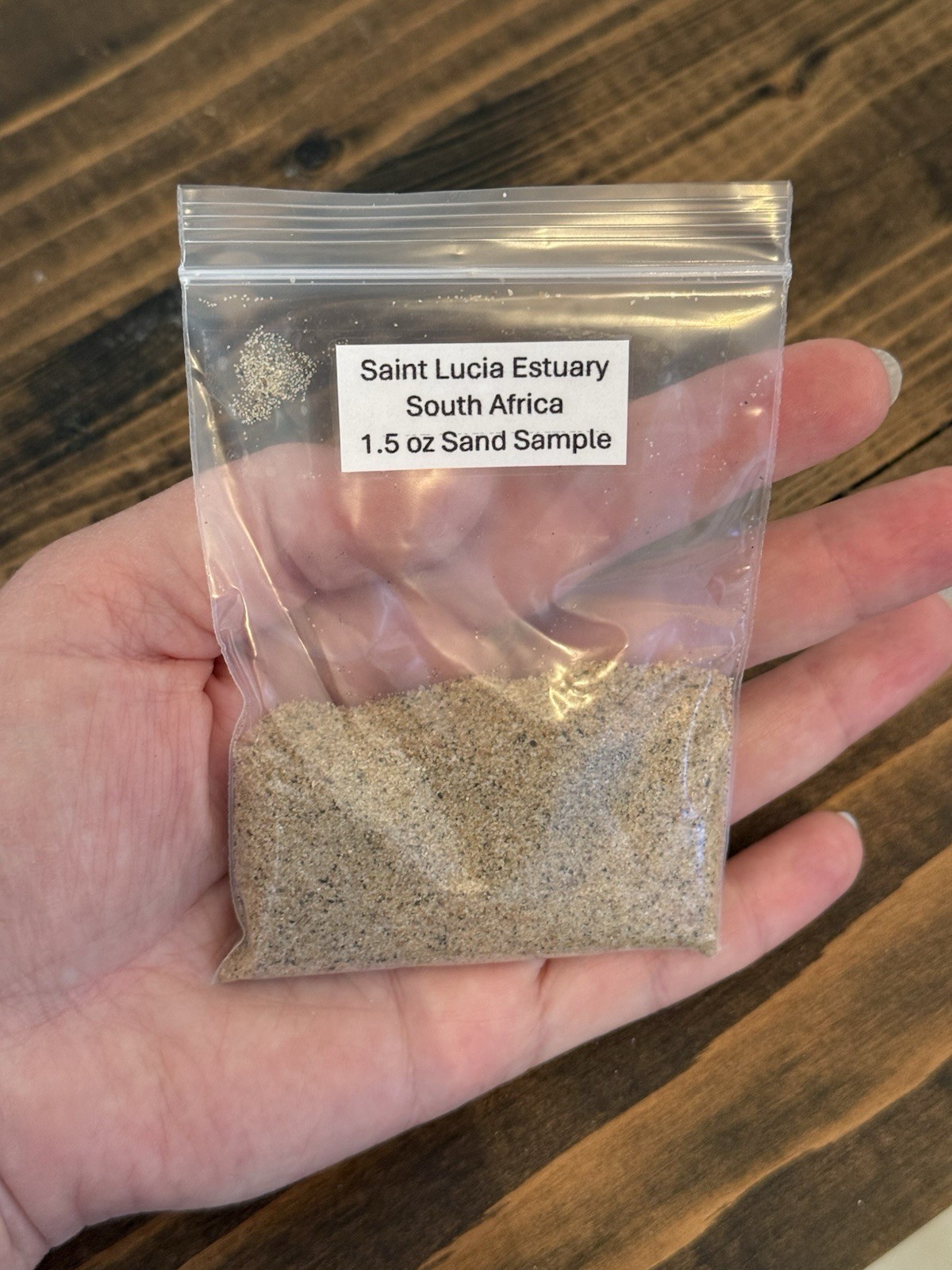 South Africa Indian Ocean Saint Lucia Estuary St. Lucia Beach Sand Sample 1.5 oz