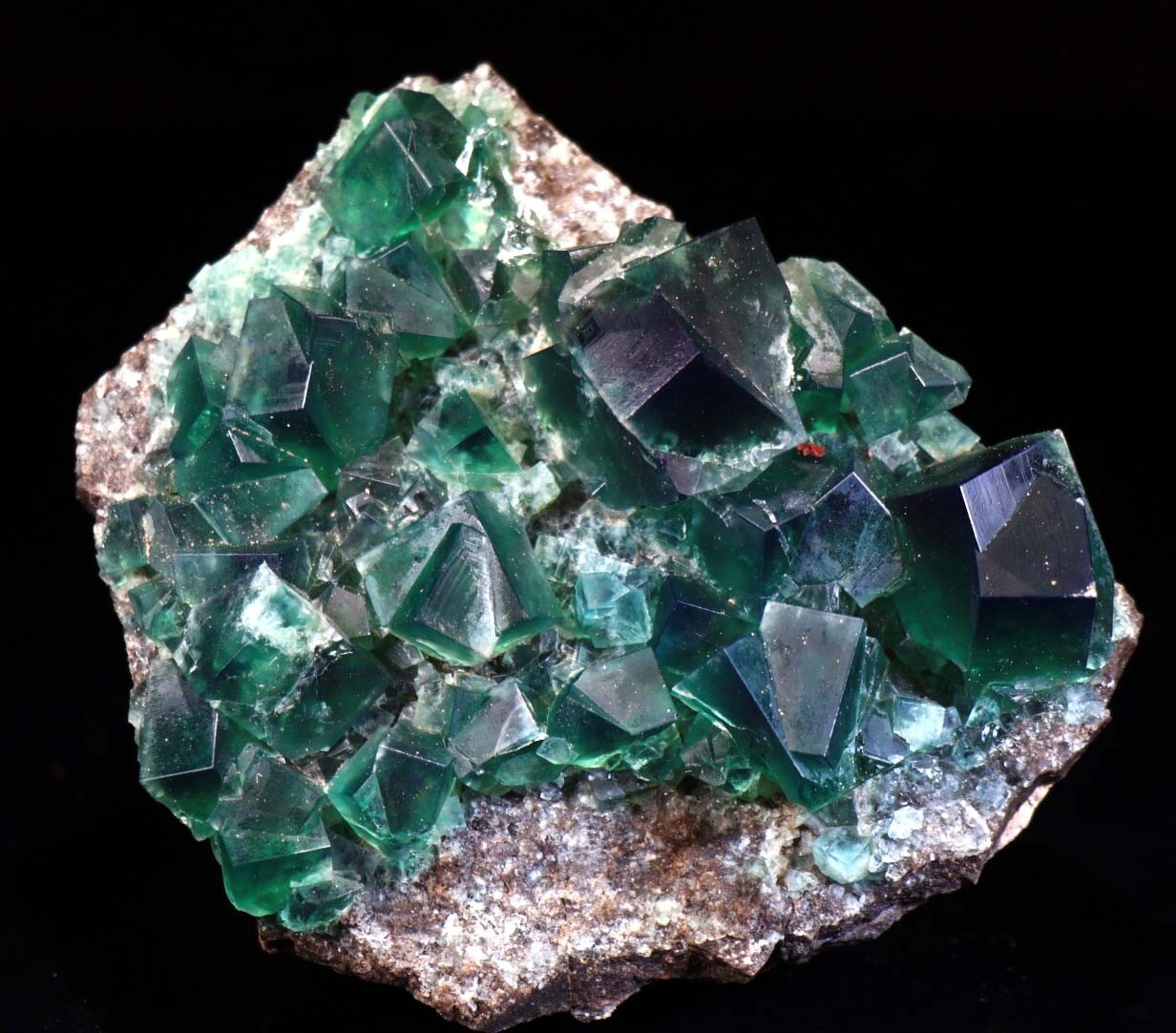 3.75″ Blue Green FLUORITE Crystals, Rogerley UK! FL376