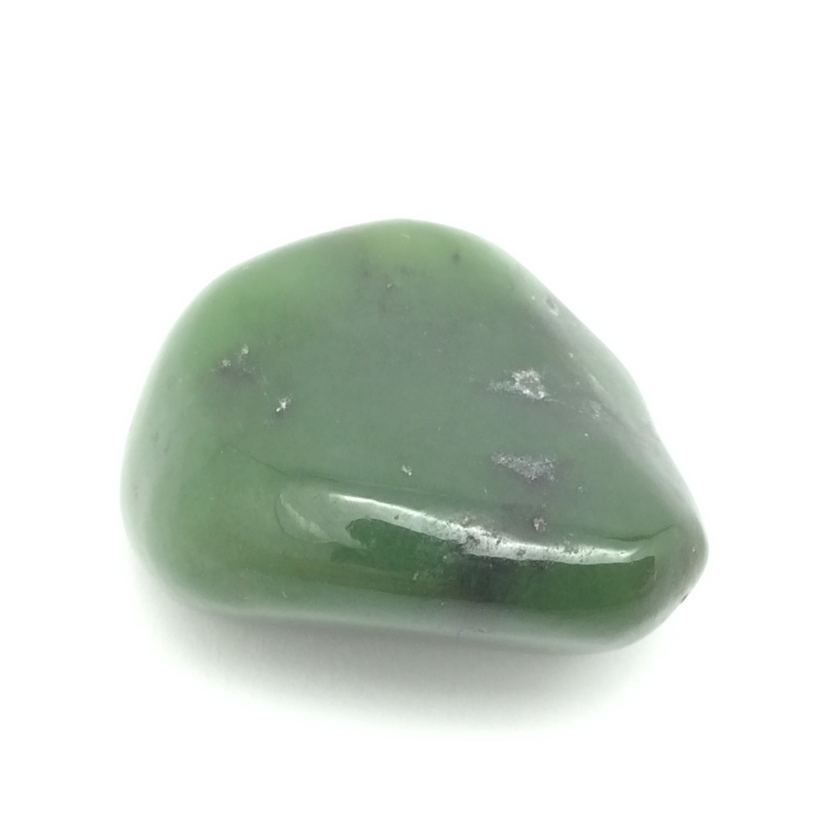 Siberian Jade Pebble Green Nephrite Jade Stone Sayan Mountain Siberia Russia #22
