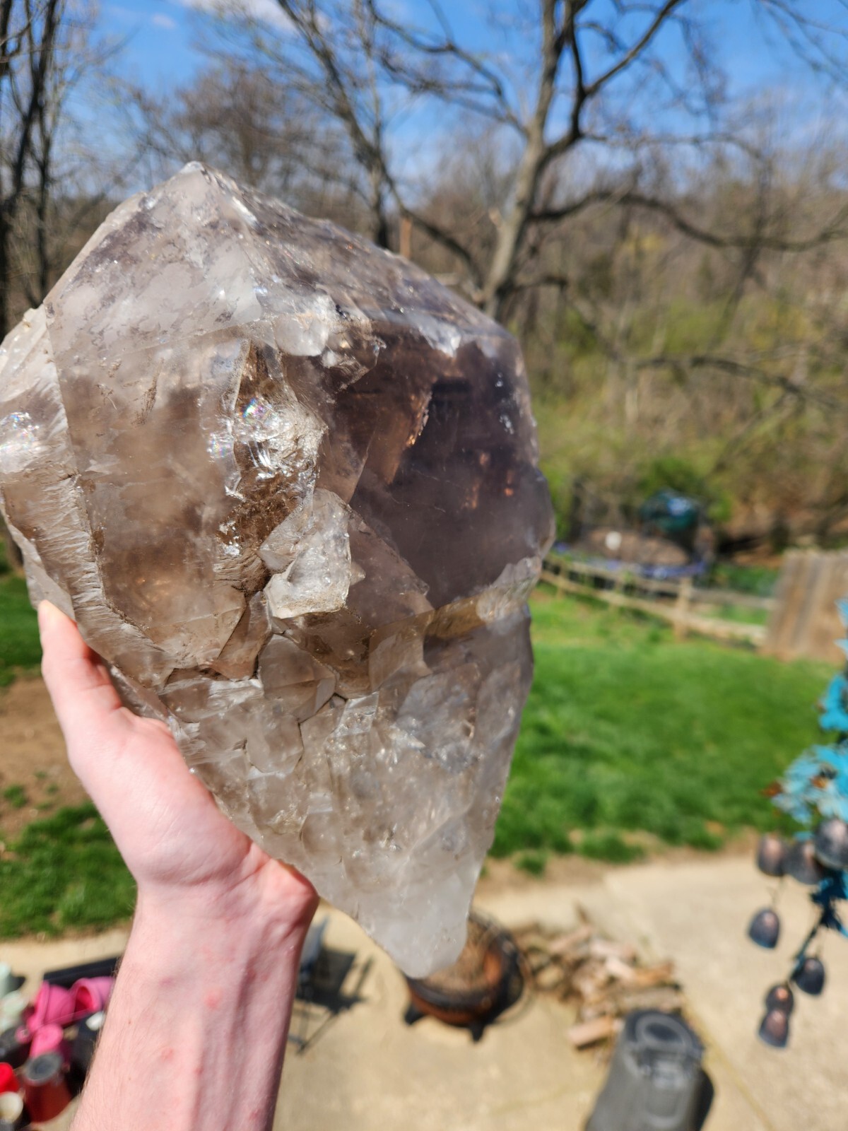 Massive Skeletal quartz scepter