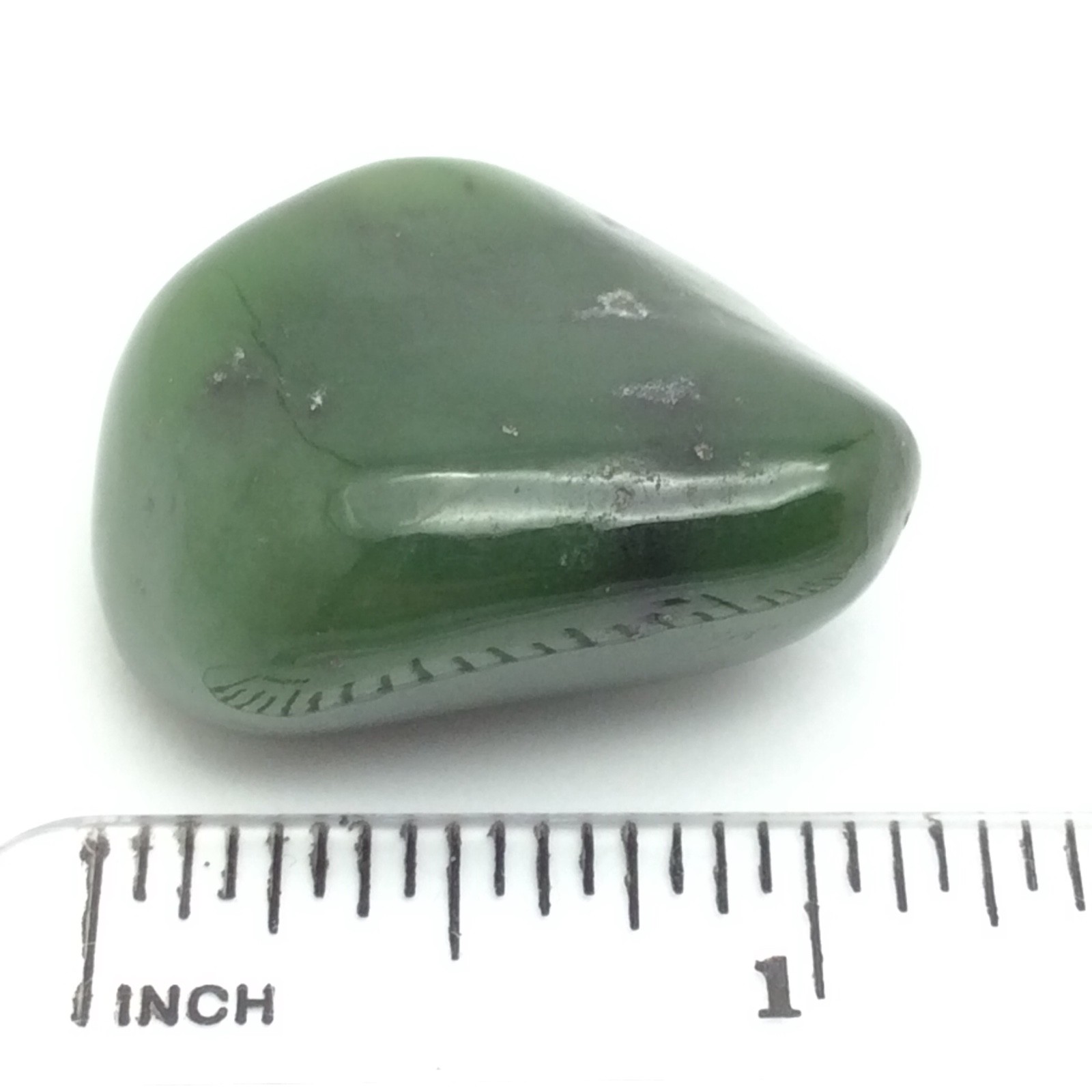 Siberian Jade Pebble Green Nephrite Jade Stone Sayan Mountain Siberia Russia #22