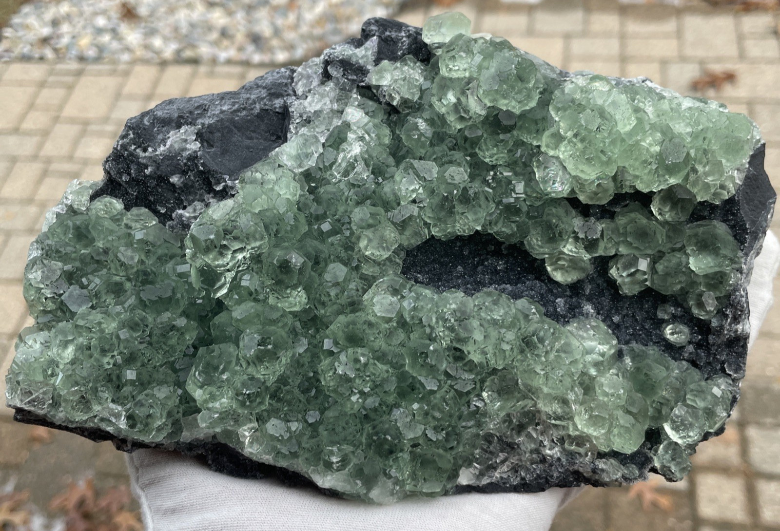 1152g, Transparent Green, Fluorite, Yiwu Co., Zhejiang Province, China