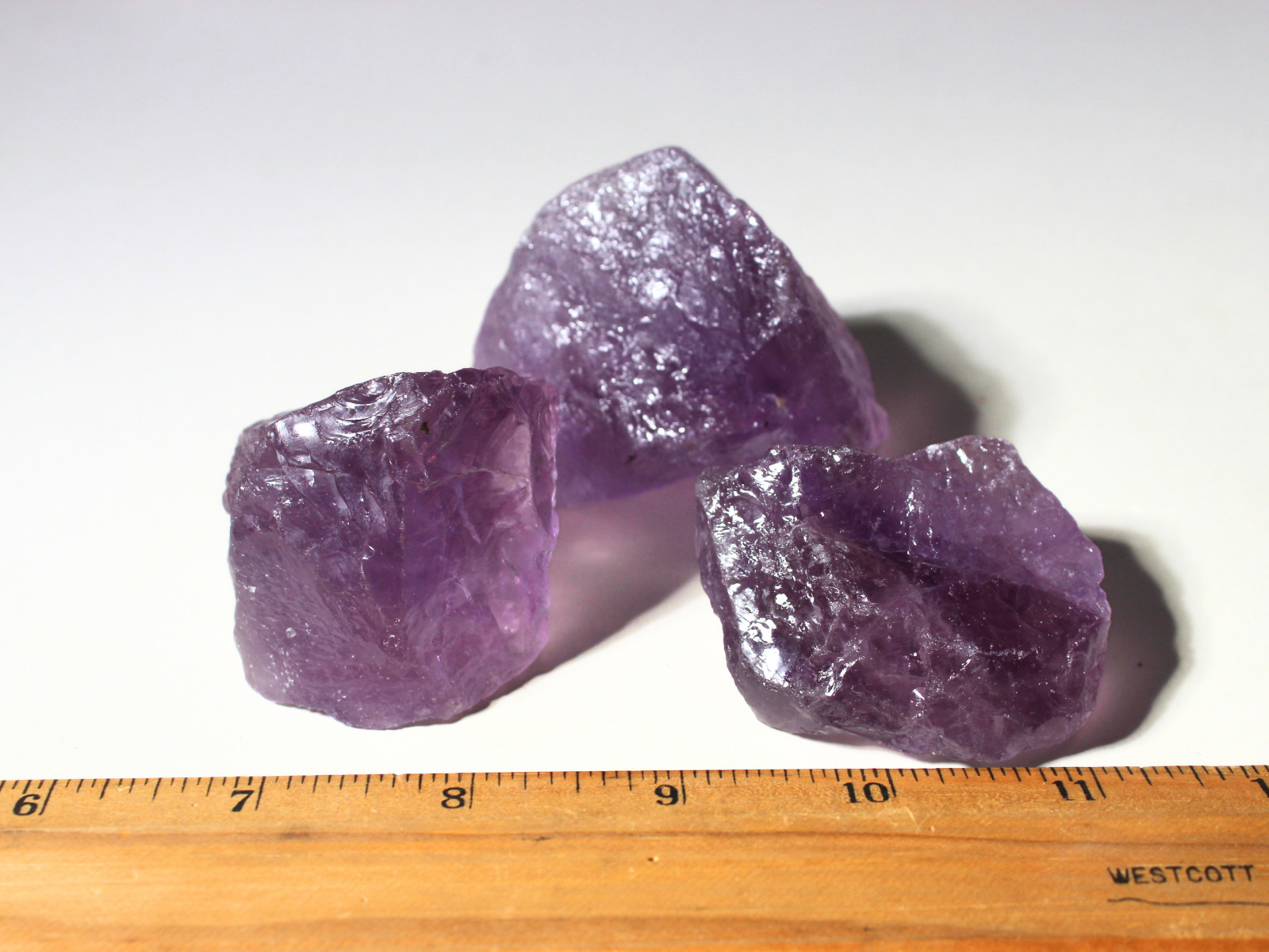 Amethyst “A” Grade Brazil – Rough Rocks for Tumbling – Bulk Wholesale 1LB option