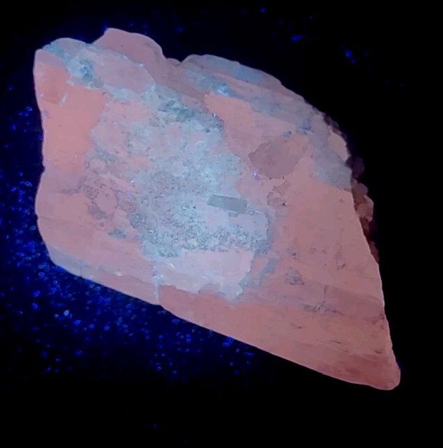 Aesthetic Tourmaline Crystals With Kunzite Crystal From Afghanistan.