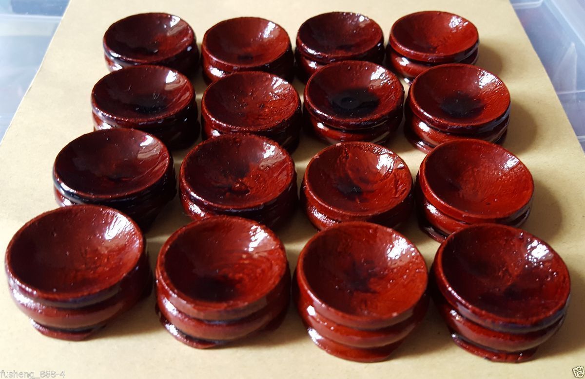 300g 100pcs wooden Stand Small Pedestal Holding CRYSTAL Sphere 28mm/Wholesale