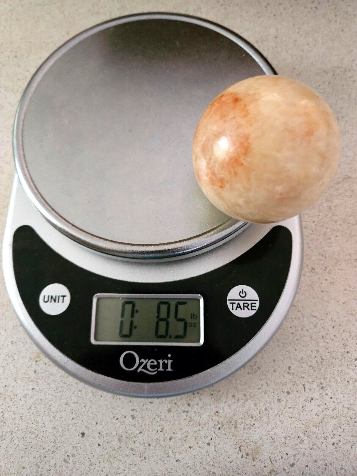 Stone Ball Sphere Crystal with a 2 3/16 inch diameter