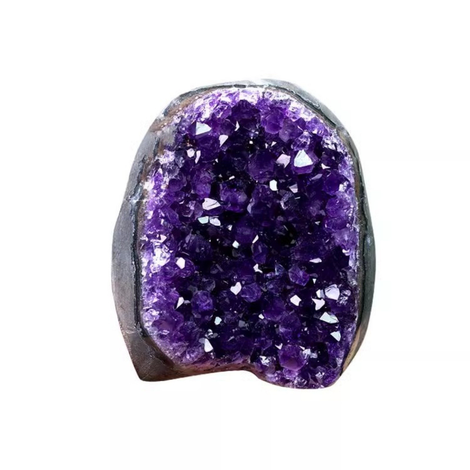 Natural Amethyst Crystal Cluster Geode Stone Home Decoration Ornament Gift