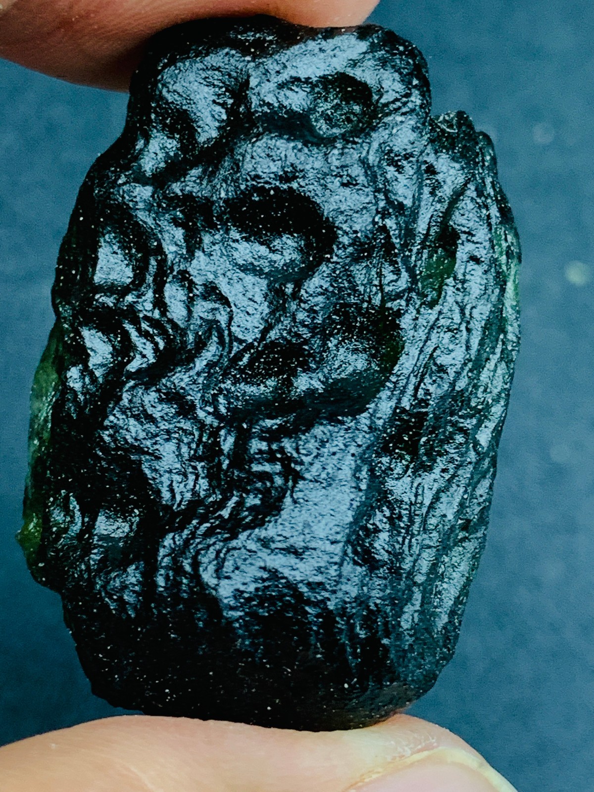 TOP Moldavite Raw Moldavite Crystal from Czech Republic PICcertificate 82CT
