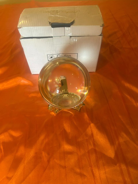 crystal ball sphere 125 mm with stand