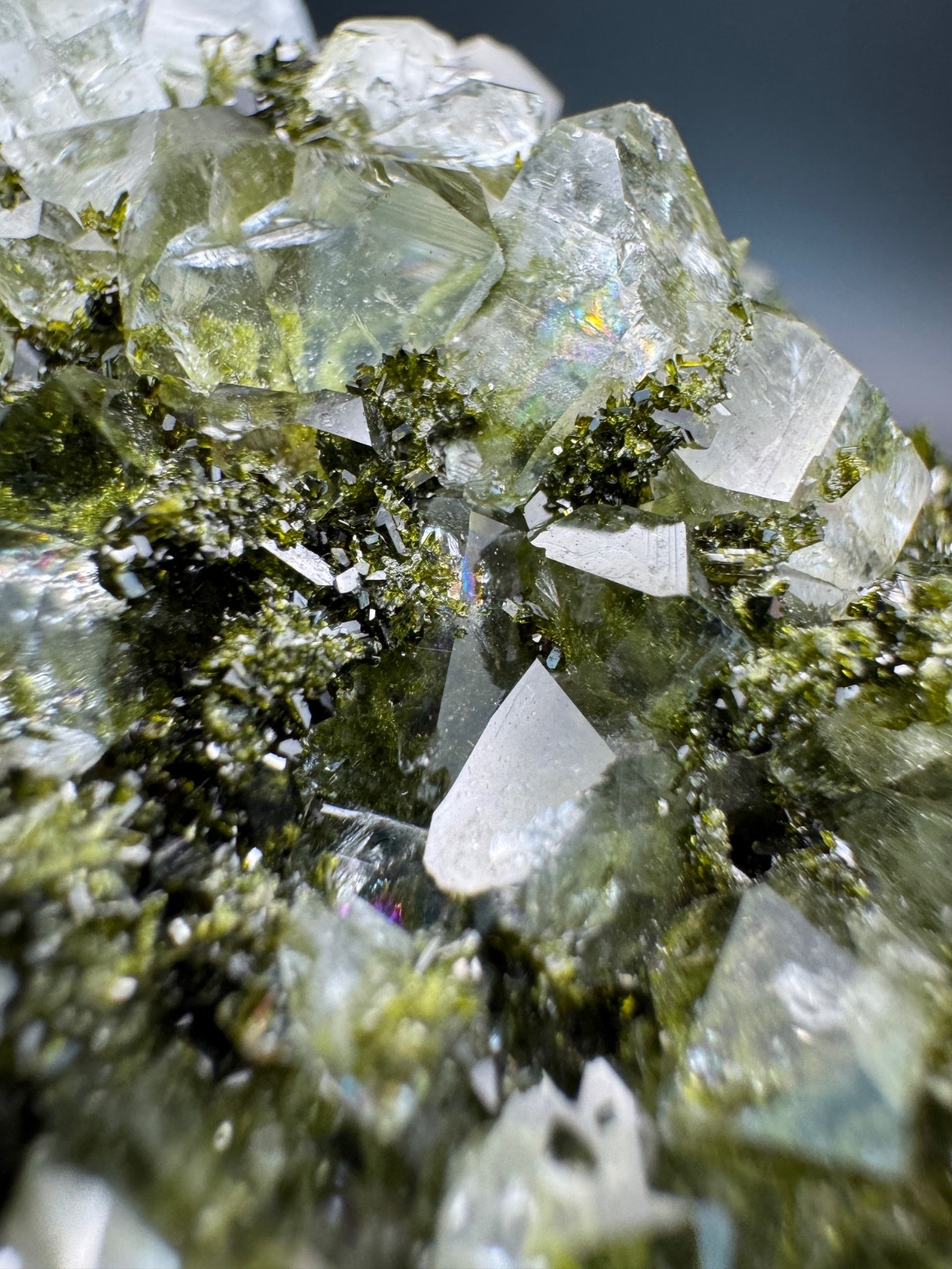 6827 Turkey “Forest” Epidote with Quartz 62g