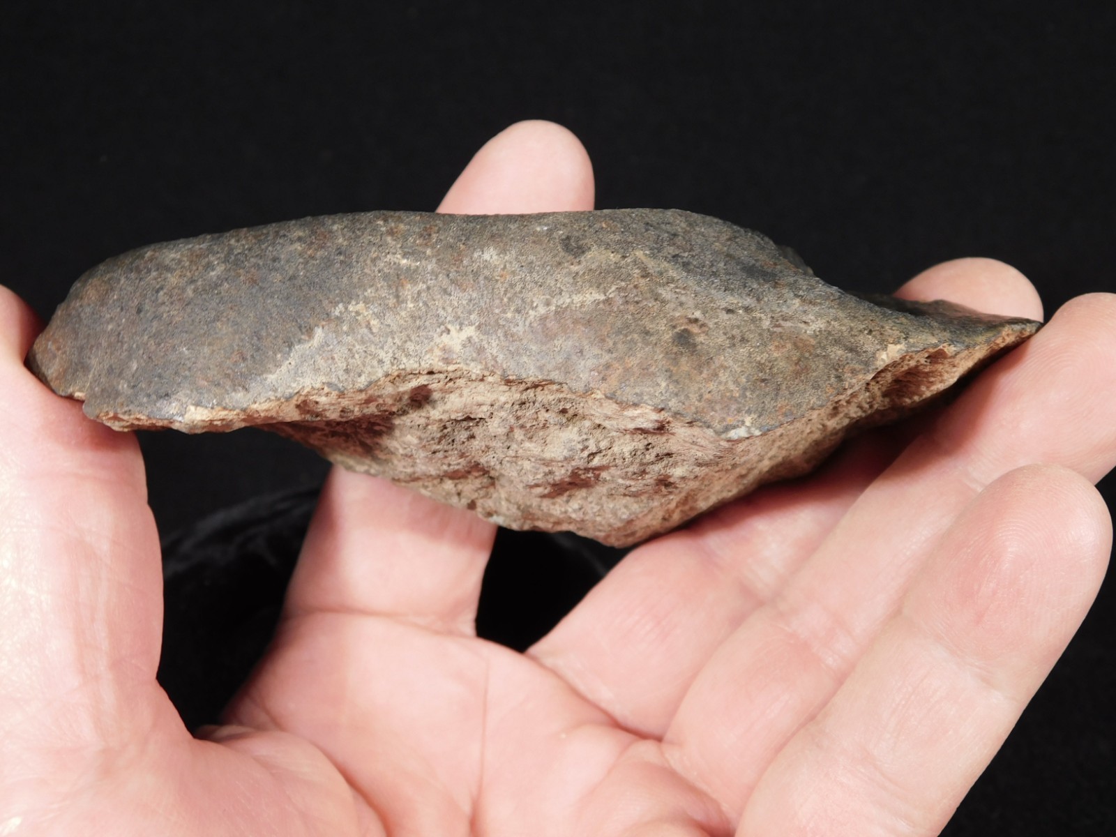 Classified NWA 8245 METEORITE Dark Crust and Regmaglypts! Erfoud, Morocco 298gr
