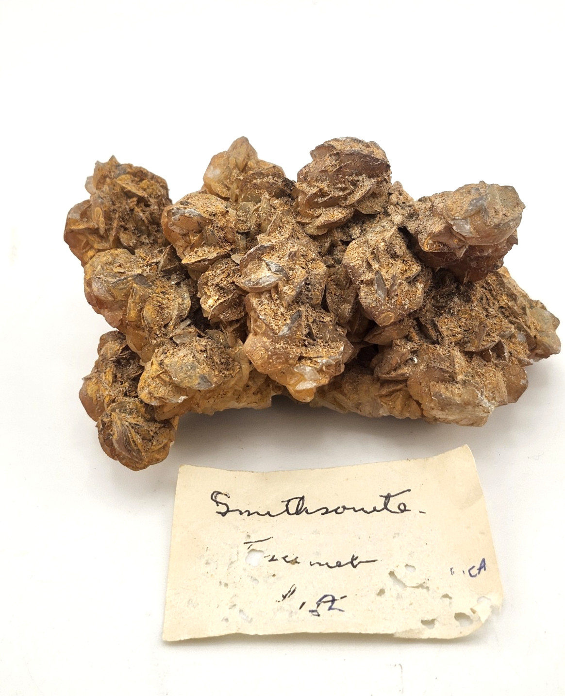 Smithsonite Crystal Cluster Large 320 grams Old Stock