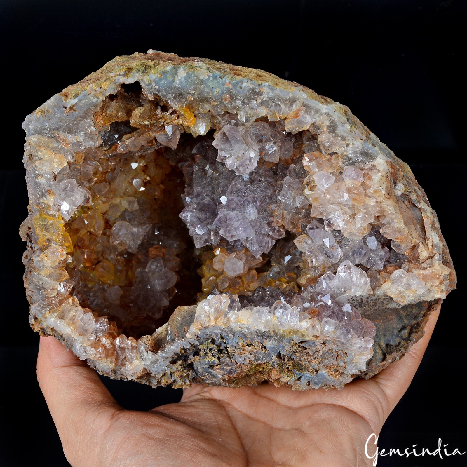 1.5 kilo Natural Amethyst Cluster Uncut Raw Crystal Healing Geode From Uruguay