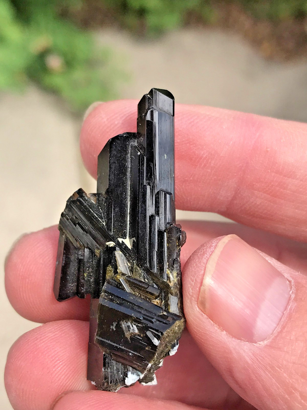 Epidote, excellent xtl cluster, Knappenwand, Austria, older specimen, ex Conklin