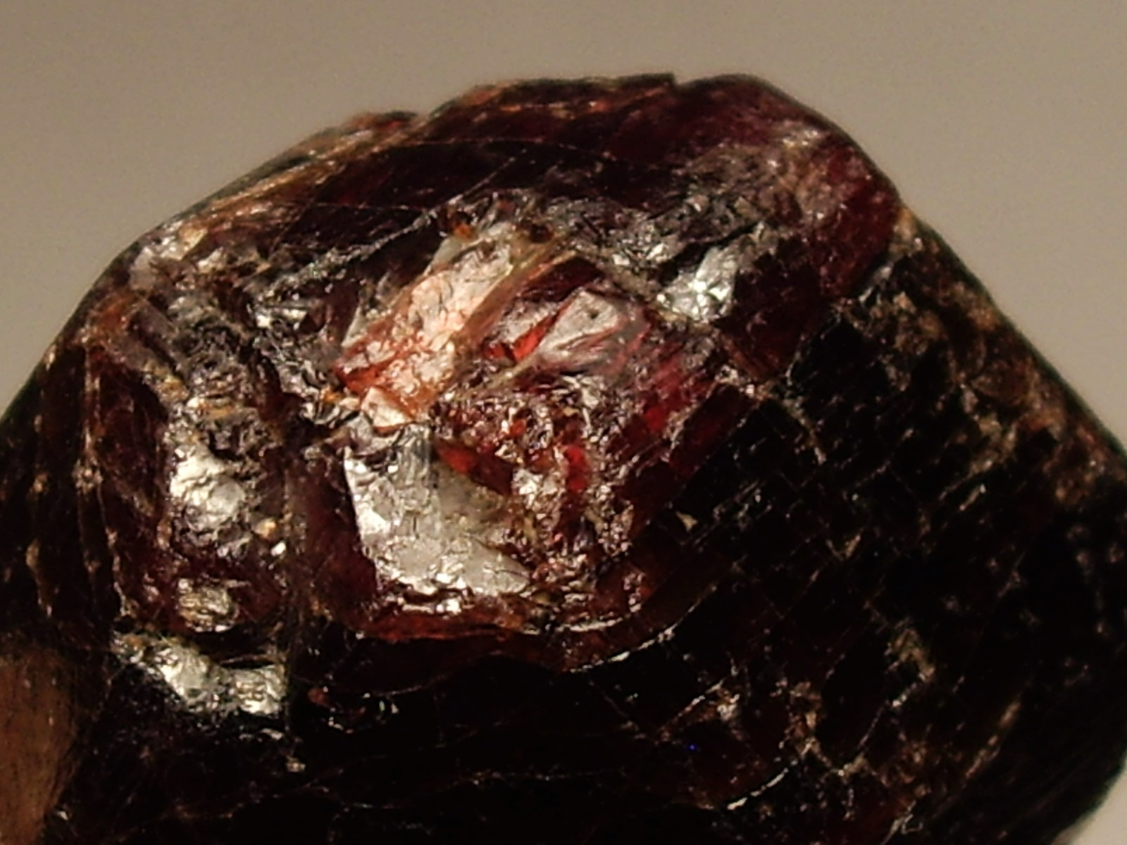 Deep Red Medium Large Almandine Garnet Crystal 25.5g