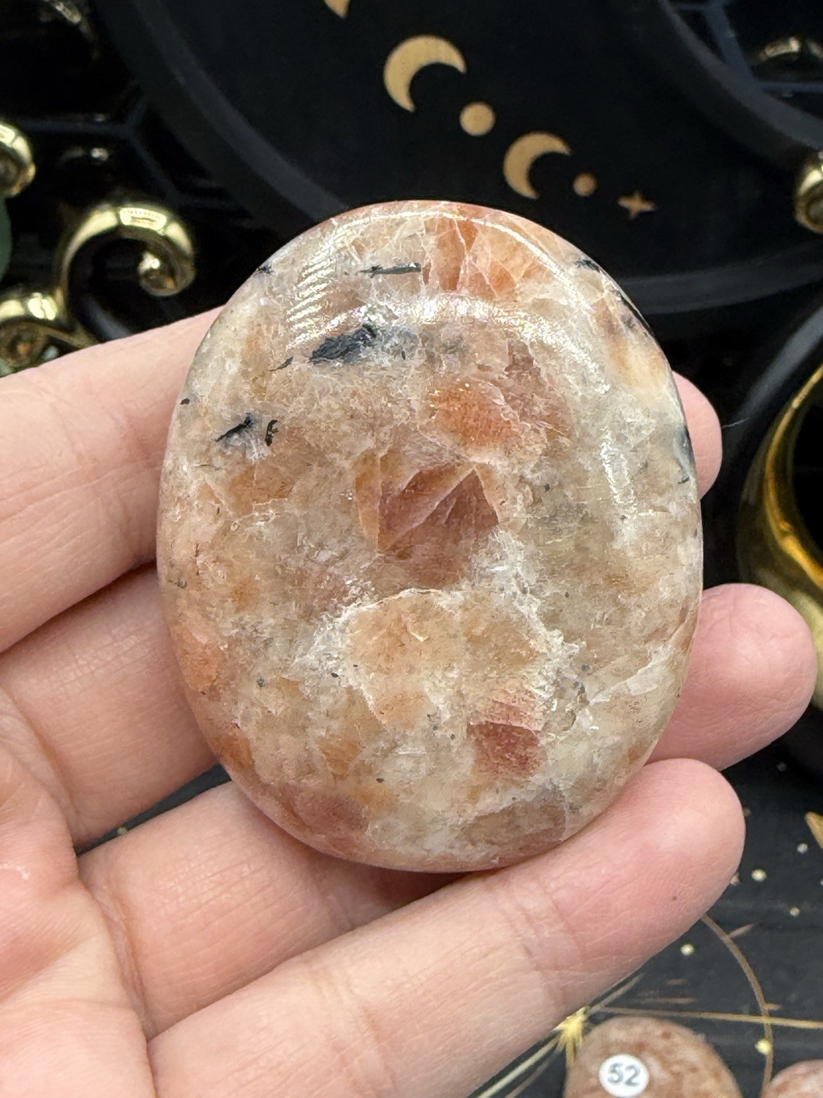 Natural Sunstone Palms Stones You choose. Free shipping