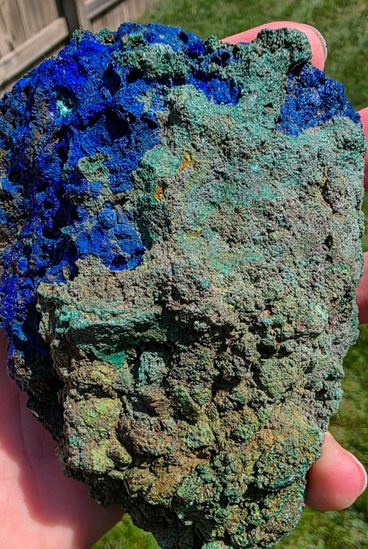 💙💚 High-Grade Azurite with Malachite — Touissit, Morocco 💚💙 1.5lbs