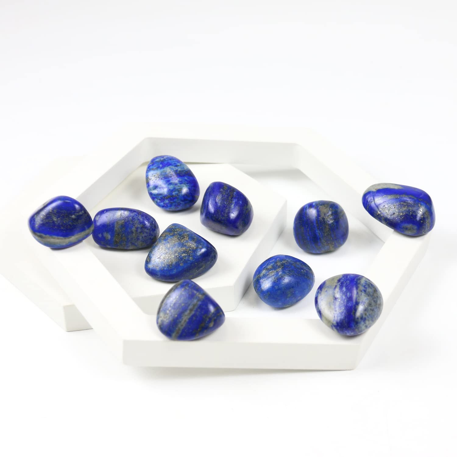 Tumbled Polished Natural Lapis Lazuli Stone, Crystals and Healing Stones Quar…