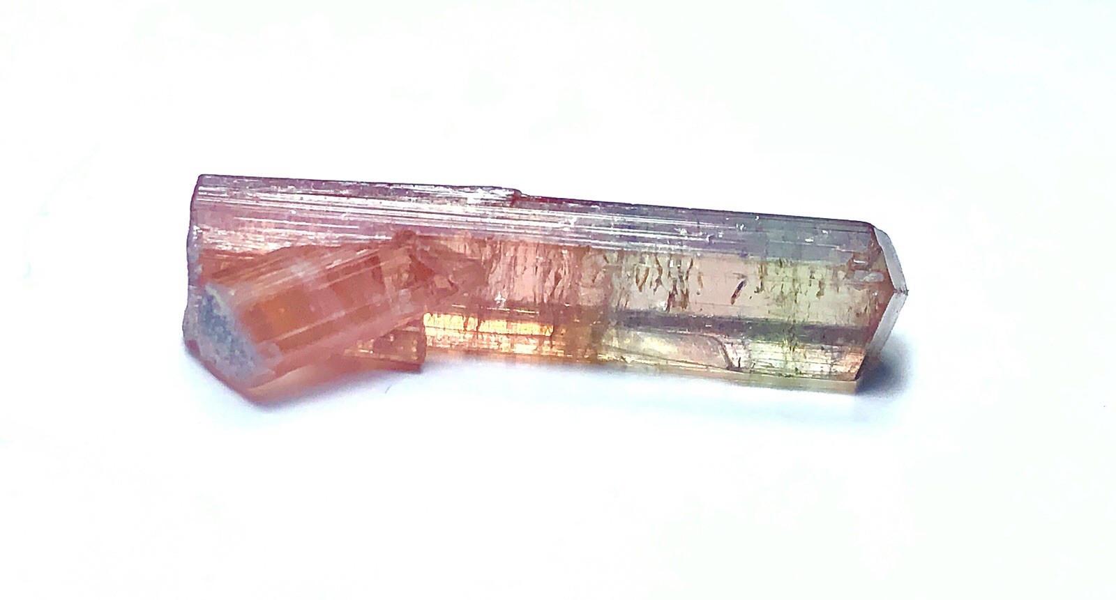 Beautiful an amazing naturel top quality bicolor tourmaline crystal