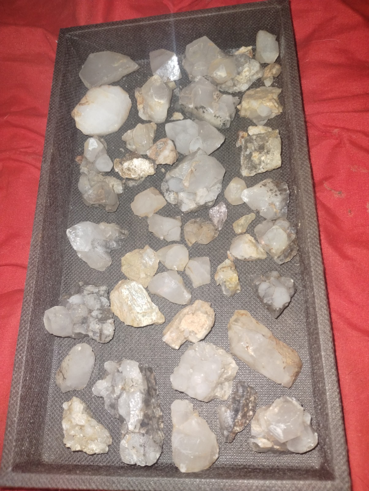 Beautiful Hard To Find Large Lot Of Crystals Mother lode Region CA Crystals Gold