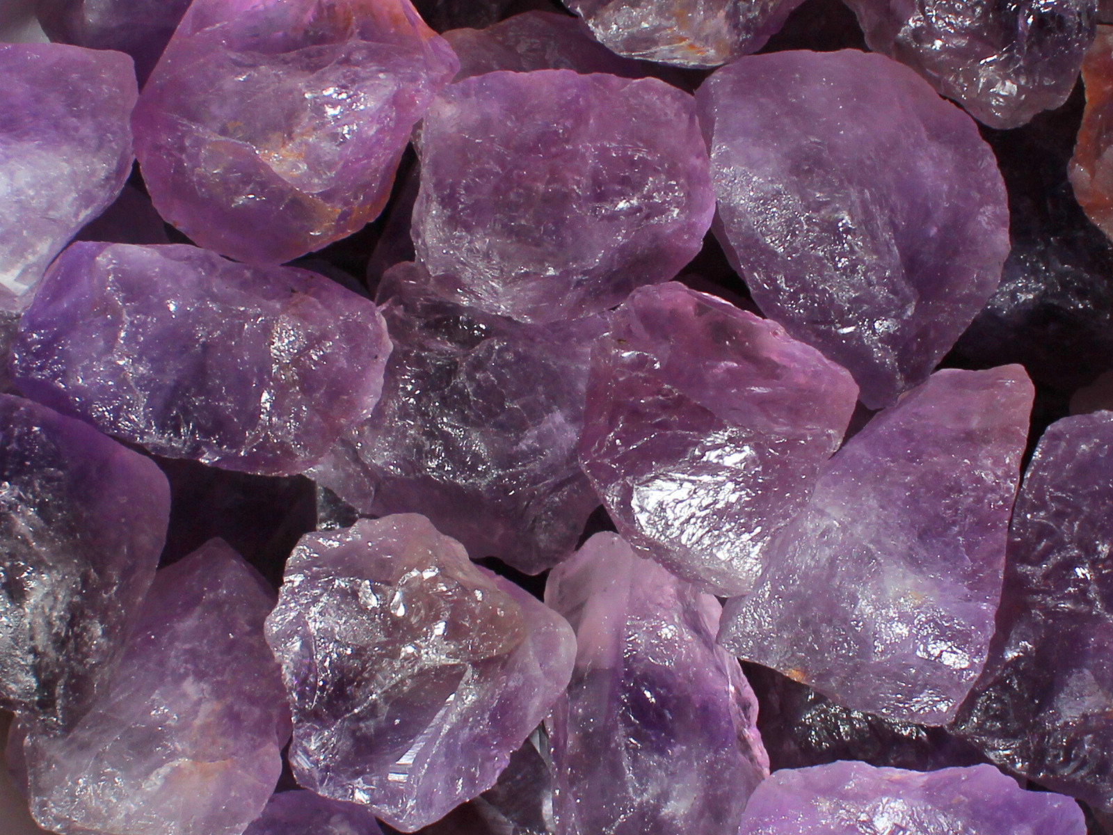 Amethyst “A” Grade Brazil – Rough Rocks for Tumbling – Bulk Wholesale 1LB option